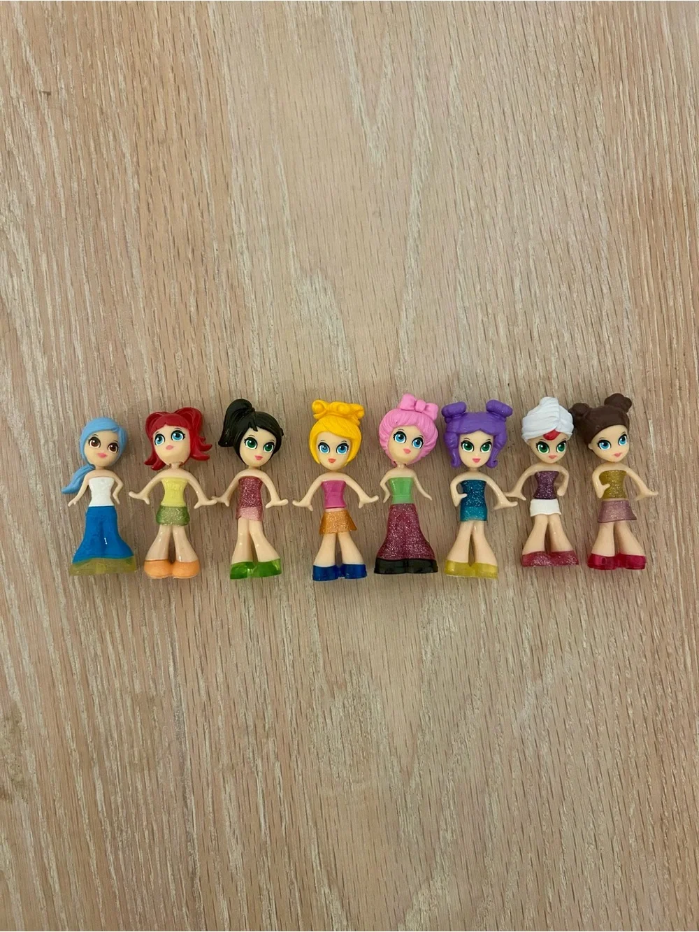Mini Fashion Dolls Pack - Assorted Bright Colors